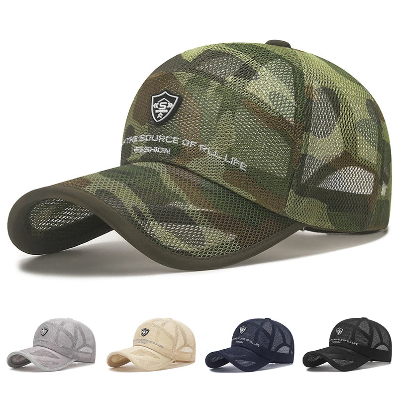 Camouflage Mesh Baseball Cap